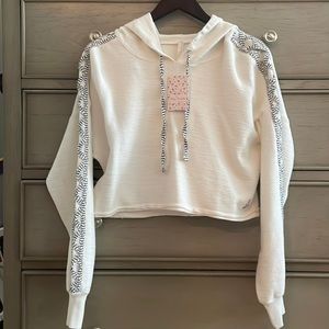 Free People White Hoodie